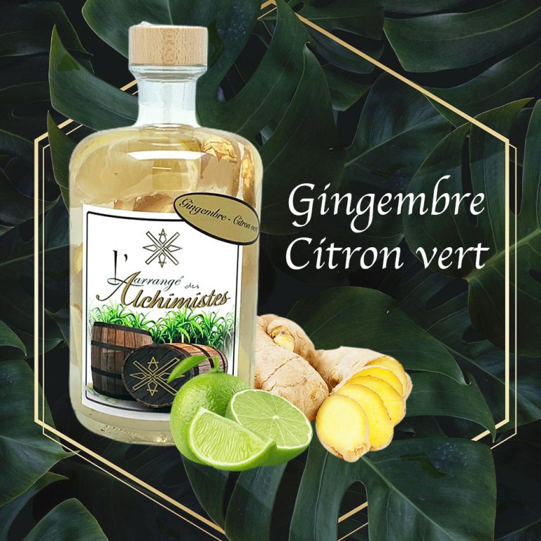 Rhum Gingembre Citron Vert Larrangé Des Alchimistes 1662